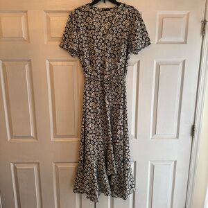 PrettyGarden Floral Maxi Wrap Dress